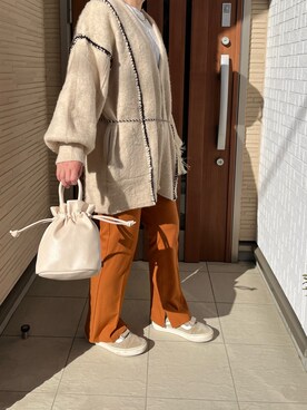 Rさん（レディース・156cm）の秋コーディネート