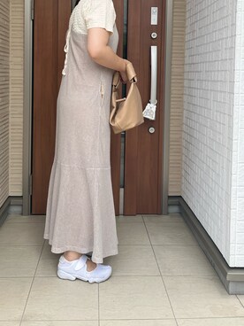 「ワントーンスタイル」｜Rさん（レディース・156cm）の夏コーディネート