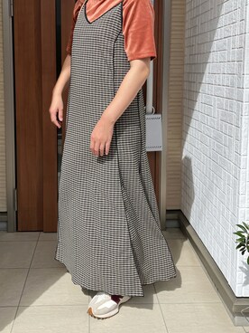 「NEW BALANCE（ニューバランス）のNew Balance WS327K（スニーカー）」を使った、Rさん（レディース・156cm）の秋コーディネート