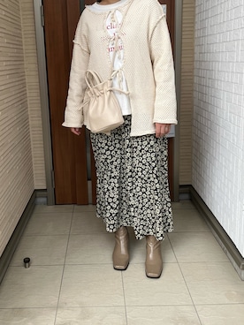 Rさん（レディース・156cm）の秋コーディネート