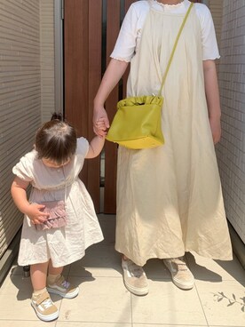 Rさん（レディース・156cm）の春コーディネート