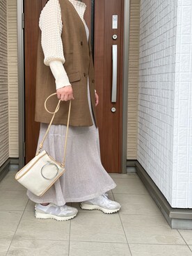 Rさん（レディース・156cm）の春コーディネート