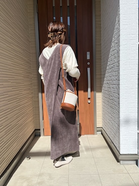 Rさん（レディース・156cm）の春コーディネート