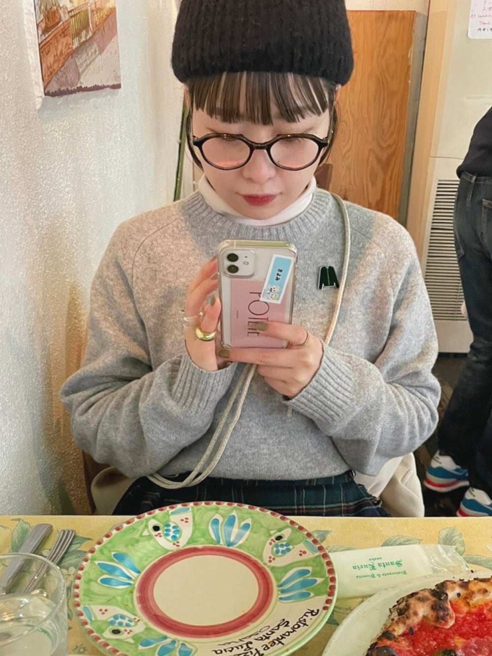 るんた様 marimekko Kangasmetsä ニット帽 BLEU COMME BLEU