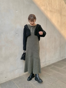 こなつさん(レディース・155cm)の冬コーディネート