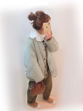 まる☺︎さん（レディース・157cm）の冬コーディネート