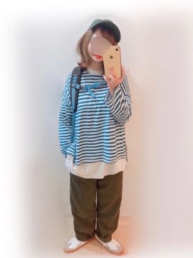 まる☺︎さん（レディース・157cm）の春コーディネート