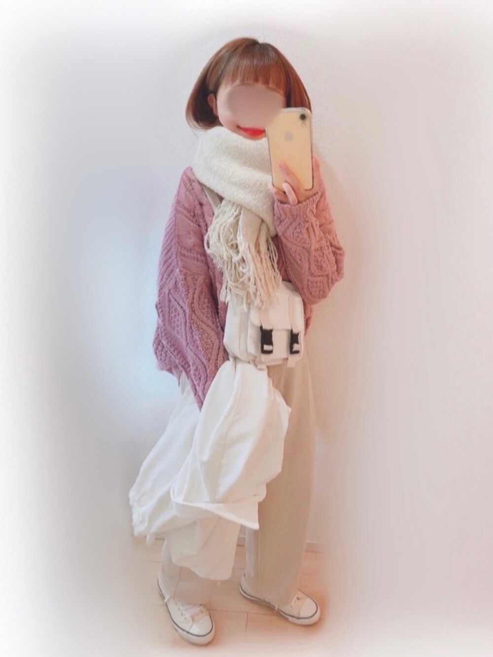 GRL（グレイル）の「ケーブル編みニットトップス（ニット/セーター