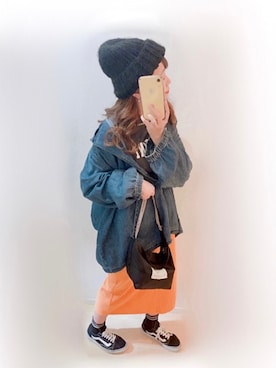 「Ein（アイン）のアイテム」を使った、まる☺︎さん（レディース・157cm）の秋コーディネート