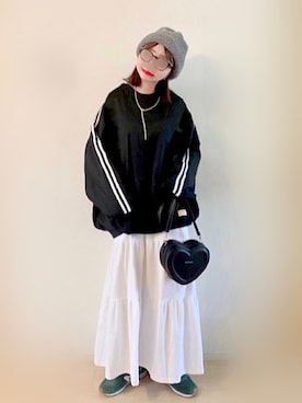 「Java（ジャバ）のアイテム」を使った、まる☺︎さん（レディース・157cm）の秋コーディネート