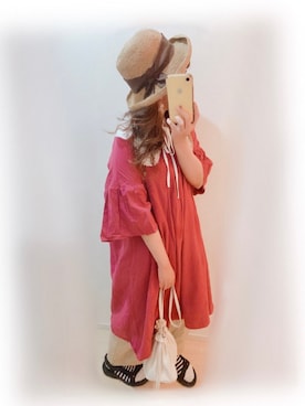 まる☺︎さん(レディース・157cm)の夏コーディネート