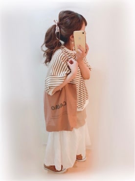 「Wordtrobe（ワードトローブ）のアイテム」を使った、まる☺︎さん（レディース・157cm）の夏コーディネート