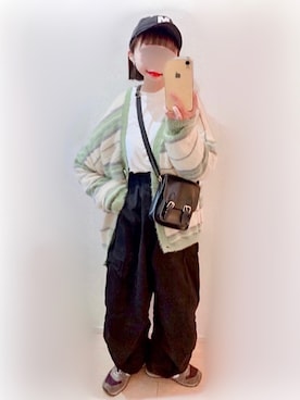 まる☺︎さん（レディース・157cm）の冬コーディネート