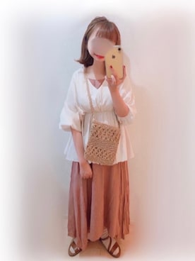 「sakishimatokyo（サキシマトーキョー）のアイテム（ワンピース/ドレス）」を使った、まる☺︎さん（レディース・157cm）の夏コーディネート