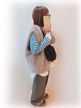 まる☺︎さん（レディース・157cm）の春コーディネート