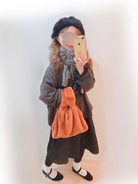 まる☺︎さん(レディース・157cm)の冬コーディネート