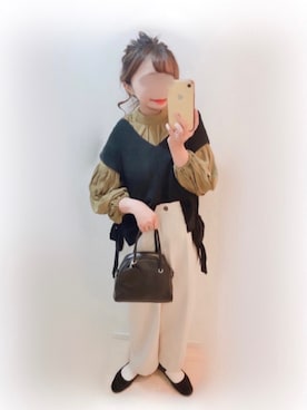 「sakishimatokyo」｜「アイテム（バレエシューズ）」を使った、まる☺︎さん（レディース・157cm）の秋コーディネート