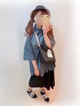 「Ein（アイン）のアイテム」を使った、まる☺︎さん（レディース・157cm）の夏コーディネート