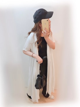 「sakishimatokyo（サキシマトーキョー）のアイテム（その他）」を使った、まる☺︎さん（レディース・157cm）の夏コーディネート
