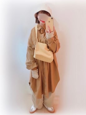 「Ifuru（イフル）のアイテム」を使った、まる☺︎さん（レディース・157cm）の冬コーディネート