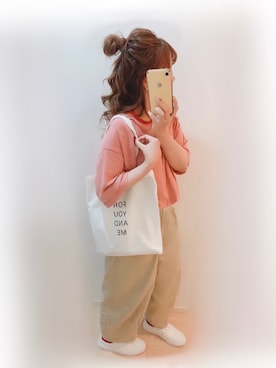 「Ein（アイン）のアイテム」を使った、まる☺︎さん（レディース・157cm）の夏コーディネート