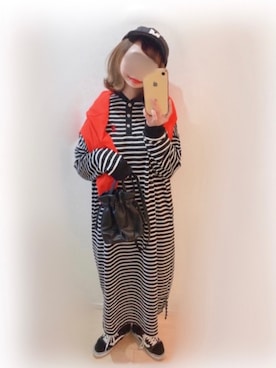 まる☺︎さん（レディース・157cm）の春コーディネート