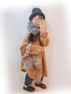 「Ifuru（イフル）のアイテム」を使った、まる☺︎さん（レディース・157cm）の冬コーディネート