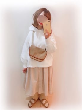 まる☺︎さん（レディース・157cm）の春コーディネート