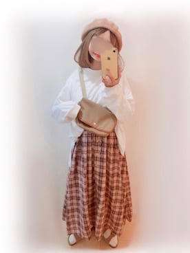 まる☺︎さん（レディース・157cm）の春コーディネート