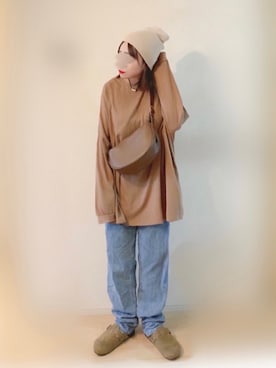 「classicalelf（クラシカルエルフ）のアイテム（スウェット）」を使った、まる☺︎さん（レディース・157cm）の秋コーディネート