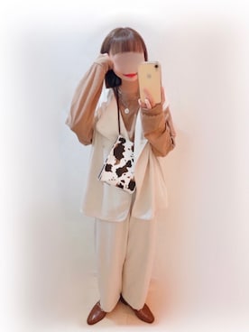 「classicalelf（クラシカルエルフ）のアイテム（スウェット）」を使った、まる☺︎さん（レディース・157cm）の秋コーディネート