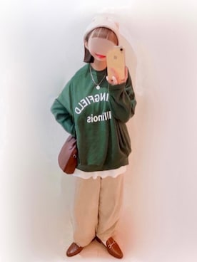 まる☺︎さん（レディース・157cm）の秋コーディネート