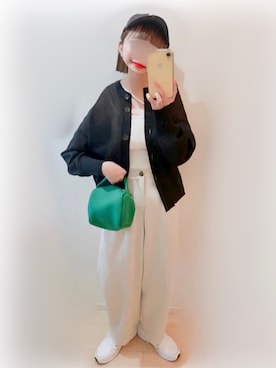 「for/c（フォーシー）のアイテム（トップス）」を使った、まる☺︎さん（レディース・157cm）の春コーディネート