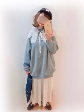 まる☺︎さん（レディース・157cm）の春コーディネート