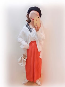 まる☺︎さん（レディース・157cm）の春コーディネート