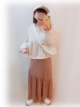 まる☺︎さん（レディース・157cm）の春コーディネート