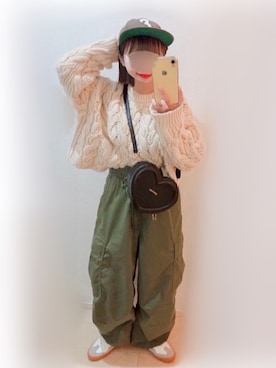 まる☺︎さん（レディース・157cm）の春コーディネート