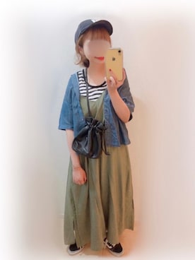 「sakishimatokyo（サキシマトーキョー）のアイテム（ワンピース/ドレス）」を使った、まる☺︎さん（レディース・157cm）の夏コーディネート