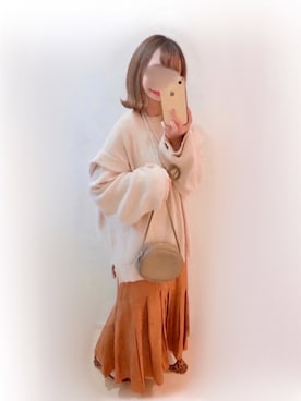 まる☺︎さん（レディース・157cm）の冬コーディネート