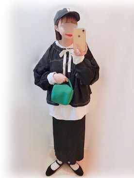 「ボストンバッグ」｜まる☺︎さん（レディース・157cm）の春コーディネート