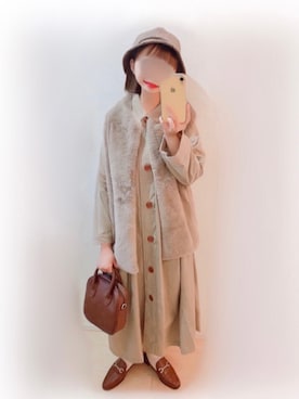 まる☺︎さん(レディース・157cm)の秋コーディネート