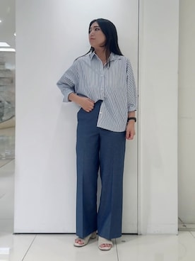 「UNTITLED（アンタイトル）のアイテム」を使った、のんさんさん（レディース・153cm）の夏コーディネート