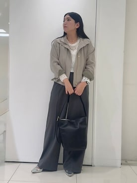 「UNTITLED（アンタイトル）のアイテム」を使った、のんさんさん（レディース・153cm）の秋コーディネート