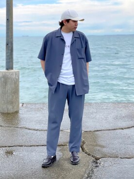 「COOLなこのコが仲間入り」｜「アイテム（その他）」を使った、akiさん（メンズ・177cm）の夏コーディネート