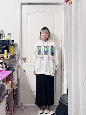 「PULL&BEAR（プルアンドベア）のアイテム（トップス）」を使った、Yanさん（レディース・155cm）の春コーディネート