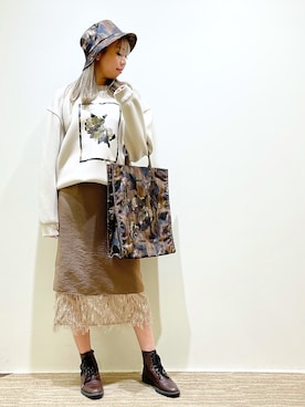 「nowartt」｜Nanamiさん（レディース・168cm）の秋コーディネート