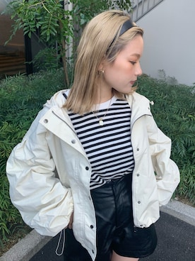 「ap retro（アプレトロ）のアイテム（ジャケット/アウター）」を使った、mayu さん（レディース・153cm）の秋コーディネート