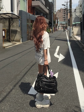「crocs（クロックス）のアイテム」を使った、mayu さん（レディース・153cm）の夏コーディネート