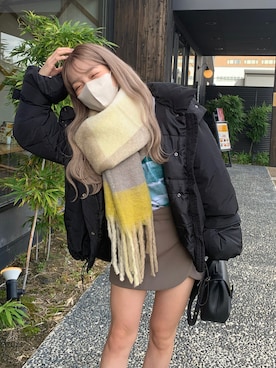 「sakishimatokyo（サキシマトーキョー）のアイテム（ジャケット/アウター）」を使った、mayu さん（レディース・153cm）の秋コーディネート
