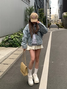 mayu ｜adidasのスウェットを使った参考コーディネート